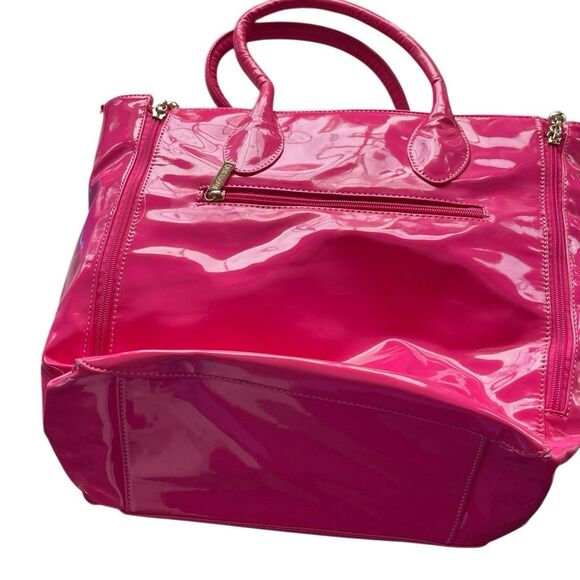 Imoshion pink patent leather bag with beautiful lining inside. - Picture 4 of 7